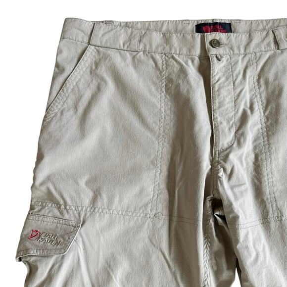 Men’s Fjällräven Tapered Hiking Outdoor Khaki Pants 52069 Size 54 38 x 32 - Picture 4 of 10
